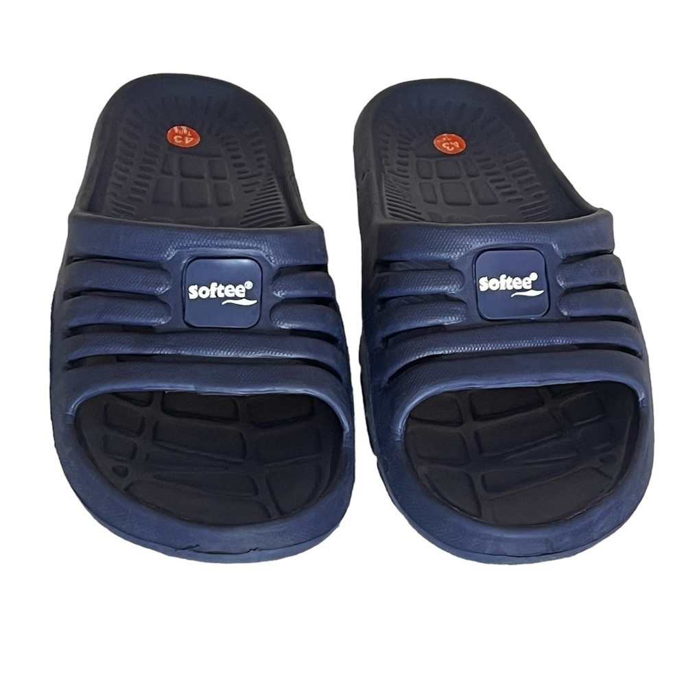 Softee Blue/White Sandals Sz 9/10 (43)